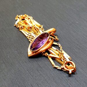 K18 アメジスト ネックレス